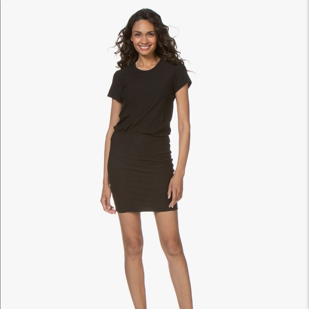 james perse t shirt dress James Perse Relaxed Stripe T-Shirt Dress